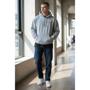 Taylor Swift Red Album Lyric Hoodie Heather Gray Mens XL Official Merchandise